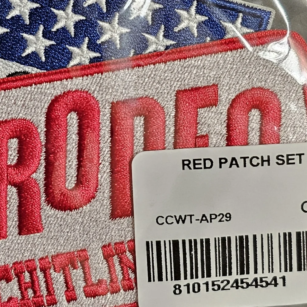 Cowboy Carter Red Patch Set - Picture 2 of 4